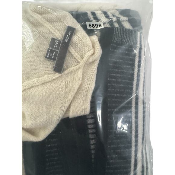 Vince Womens Medium Large Sweater Poncho Cape Armholes Wool Cashmere Open #5696 - Picture 12 of 12